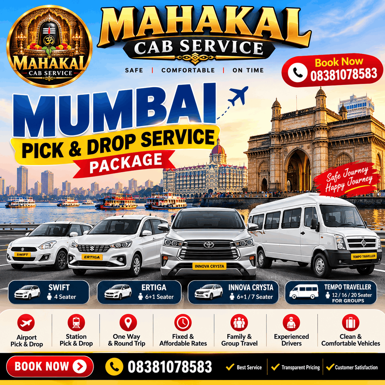 Mumbai Pick and Drop Cab Service